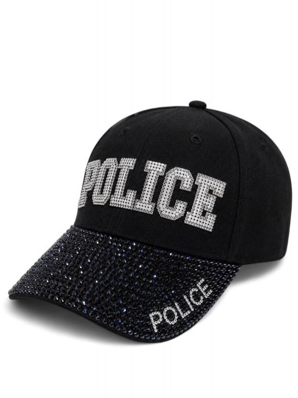 Police Rhinestone Halloween Dress Up Baseball Custom Hat New